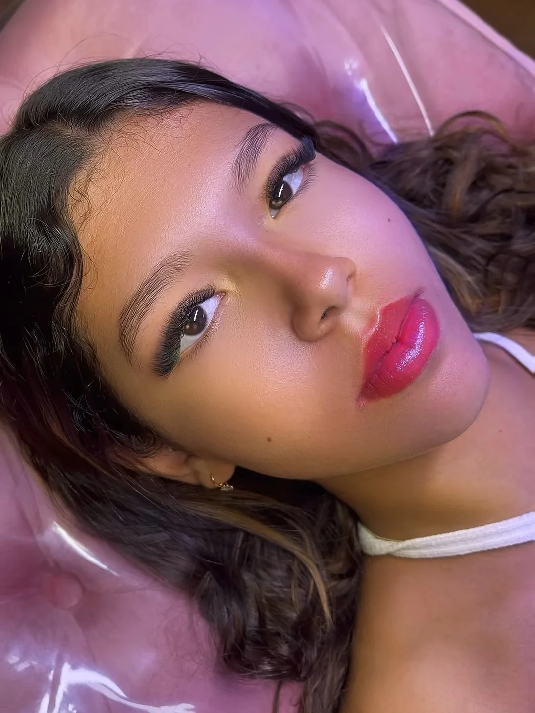Resultado de extensão de cílios Mega Fox com Hydra Gloss, Nicolle Fernanda